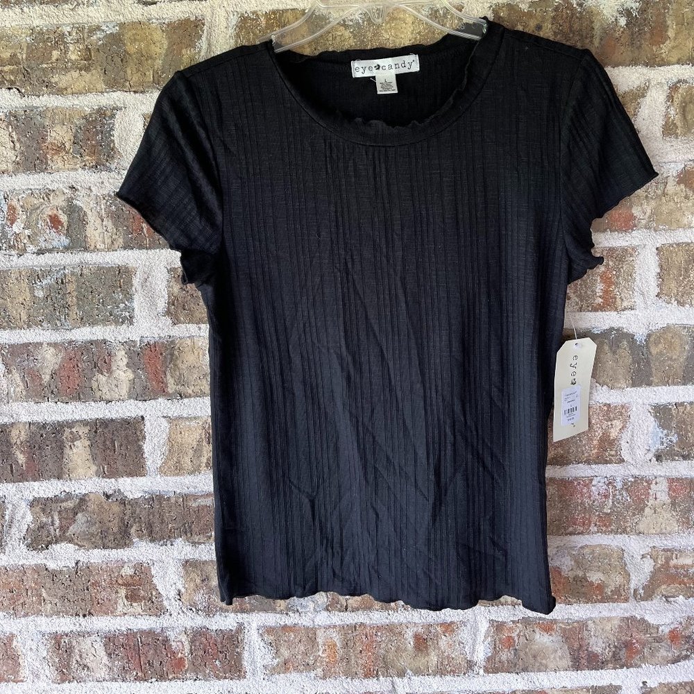 Eye Candy Black Tee